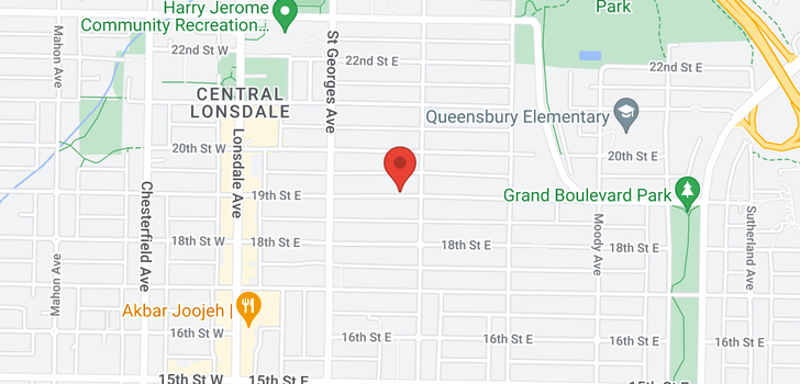 map of 2 254 E 19TH STREET